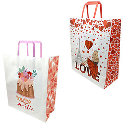 Пакет паперовий з ручками, 38х32см, Крафт, ВИД 2, Bourgeois