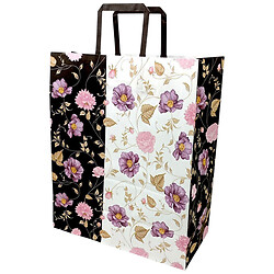 Пакет паперовий з ручками, 38х32см, Крафт, ВИД 4, Bourgeois