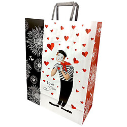 Пакет паперовий з ручками, Крафт, 32х15х42см, Bourgeois