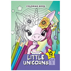 Раскраска "LITTLE UNICORNS 1", А5, Art Studio Of Happiness