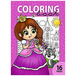 Раскраска "ПРИНЦЕССА С ПЕСИКОМ", 210х297 мм, Art Studio Of Happiness