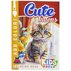 Раскраска "CUTE KITTENS", 210х297 мм, Art Studio Of Happiness