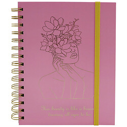 Блокнот А5 на спирали "Девушка", 96 листов