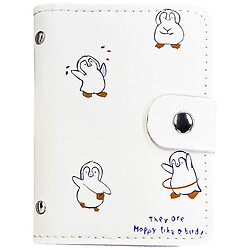 Візитниця-книжка на кнопці з принтом мікс