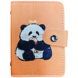 Визитница-книга на кнопке с принтом "Панда"