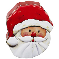 Ємність для сипучих металева фігурна "Санта", 18х15,5х6,5 см