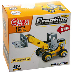 Конструктор дитячий металевий "Будівельна техніка"