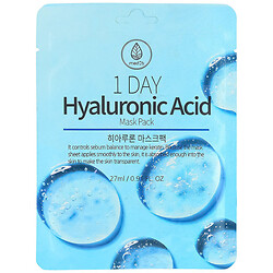 Маска для обличчя тканинна MED B 1 Day з гіалуроновою кислотою, 27 мл