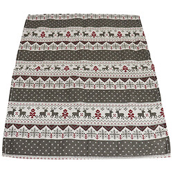 Серветка настільна порційна з новорічним принтом, 33х45 см