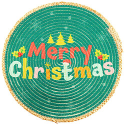 Серветка настільна порційна кругла H&S Різдвяна