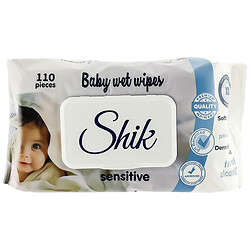 Салфетки влажные детские Shik с клапаном, 110 шт/уп