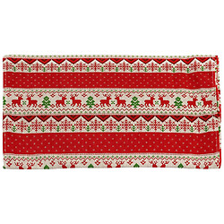 Скатерть-ранер декоративная с новогодним принтом, 33х180 см