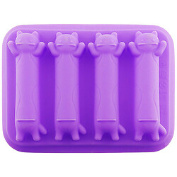 Форма для випікання силіконова Profsil Котики, 4 шт/лист