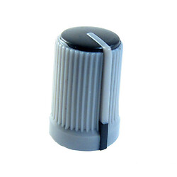 Ручки для потенціометрів KNOB-PLG-D-SHAFT-17X12X6-BLACK