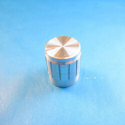 Ручки для потенциометров KNOB-AL-13x16.5X6-SILVER