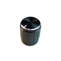 Ручки для потенціометрів KNOB-AL-13x16.5x6-BLACK