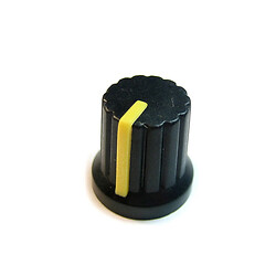 Ручки для потенціометрів KNOB-PLB-14X15X6-YELLOW