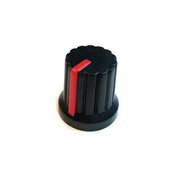Ручки для потенціометрів KNOB-PLB-14X15X6-RED