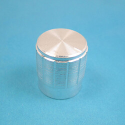 Ручки для потенциометров KNOB-AL-15X17X6-SILVER