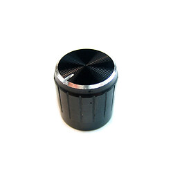 Ручки для потенціометрів KNOB-AL-15X17X6-BLACK