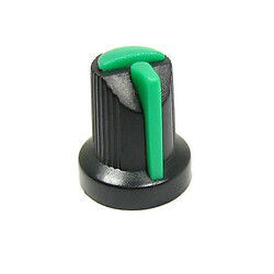Ручки для потенціометрів KNOB-PLB-15X15.5X6-GREEN
