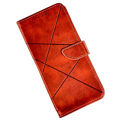 Чехол (книжка) Xiaomi Redmi 15, Business Clasp, Коричневый