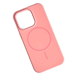 Чехол (накладка) Apple iPhone 15 Pro Max, Air Beats, MagSafe, Vanilla, Розовый