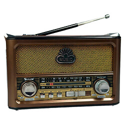 Радиоприемник Golon RX-BT087, Коричневый