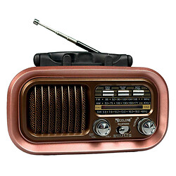 Радиоприемник Golon RX-BT628S, Коричневый