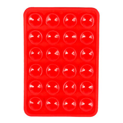 Держатель-присоска Sticker Side Silicone, Красный