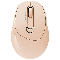 Миша REAL-EL RM-370W, Бежевий