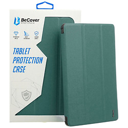 Чохол (книжка) Apple iPad Air 11, BeCover Tri Fold Soft TPU, Dark Green, Зелений