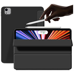 Чохол (книжка) Apple iPad Air 13 2024, BeCover Tri Fold Soft TPU, Чорний