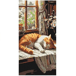 Алмазная мозаика "Рыжик котик", 40х80 см, Origami