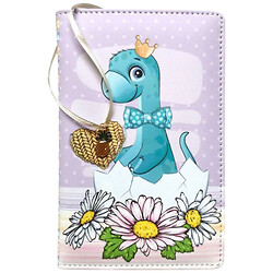 Блокнот "ДИНОЗАВРИКИ", Кожзам, А6, 64 листа, Fresh