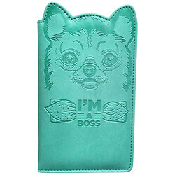 Блокнот "СОБАЧКА", Кожзам, А6, 64 листа, Fresh