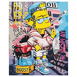 Картина за номерами "Барт Сімпсон", 40x50 см, Origami