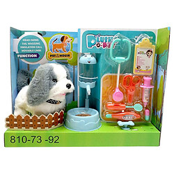 Улюбленець "Собачка", Білий із сірим, Mic