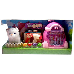 Улюбленець "Кошеня", Білий з коричневим, Mic