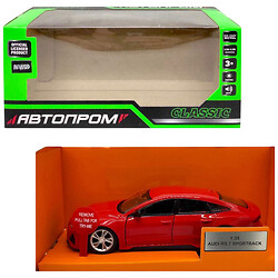 Машинка металлическая 1:35 "Audi RS 7 Sportback", Автопром