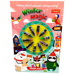 Набір для малювання ВОСКОВИМИ олівцями "WINTER MAGIC", Апельсин