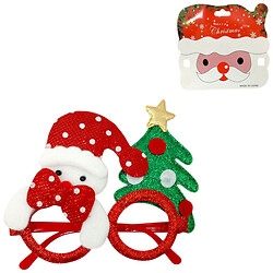 Новорічні окуляри "Ялинки та Сніговики", 13 см, Mic