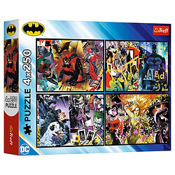 Пазлы 4в1 "Бэтмен в действии", Trefl