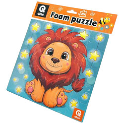 Пазлы фомовые, 25 элм. "Львенок", Qbee