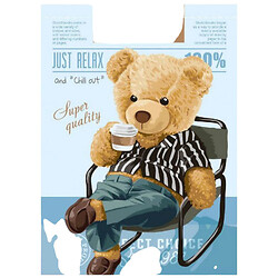 Скетчбук "МИШКА С КОФЕ", 36 листов, Bourgeois