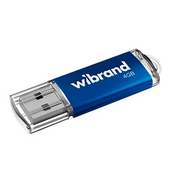 USB Flash Wibrand Cougar, 4 Гб., Синій