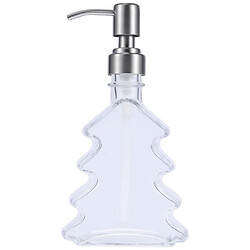 Дозатор для рідкого мила скляний фігурний "Ялинка"