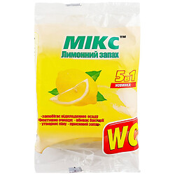 Средство освежающее для унитаза 5в1 МИКС Лимонный запах, корзина+запаска 40 г