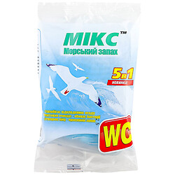 Средство освежающее для унитаза 5в1 МИКС Морской запах, корзина+запаска 40 г