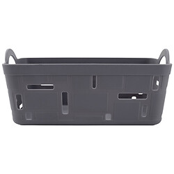 Кошик для зберігання пластиковий прямокутний з ручкамиm 20,5х12х9,5 см